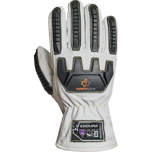 Gants r&eacute;sistant &agrave; la coupe et aux chocs Endura 378GKGVBE, Petit, Paume en Ch&egrave;vre, Poignet Conducteur Oxymax Inc