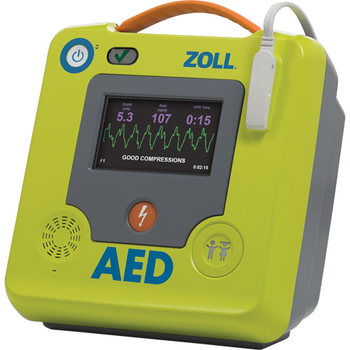 Professional Rescuers AED 3 BLS Defibrillator, Semi-Automatic, French, Class 4 Oxymax Inc