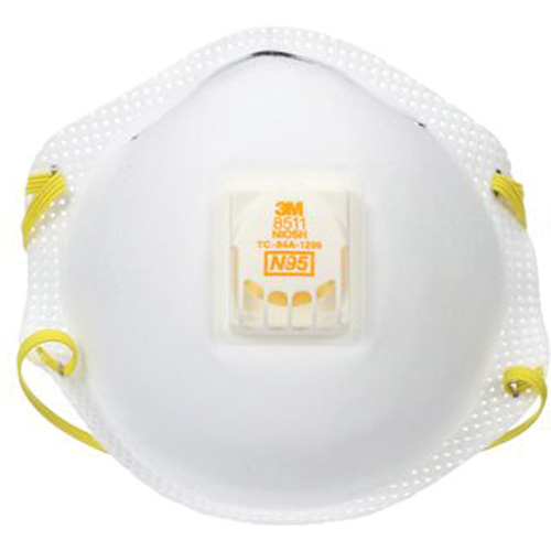 Respirateur contre les particules 8511, N95, Certifi&eacute; NIOSH Oxymax Inc