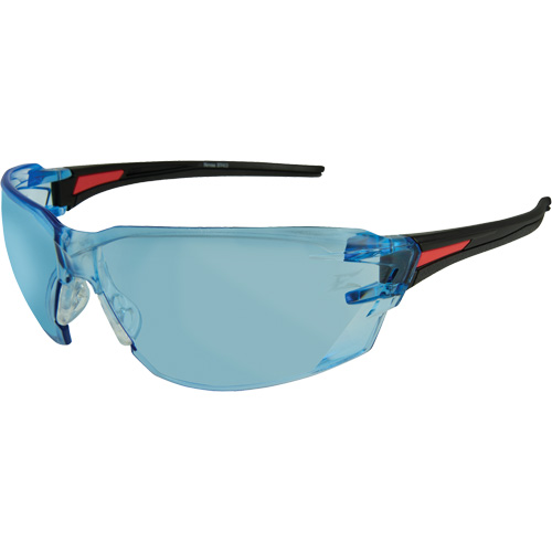 Lunettes de s&eacute;curit&eacute; Nevosa, Lentille Bleu p&acirc;le, Anti-&eacute;gratignures, R&eacute;pond ou surpasse la norme CSA Z94.3 Oxymax Inc