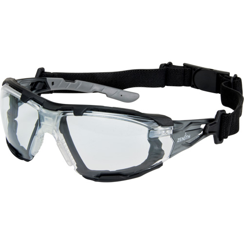 Z2900 Series Safety Glasses with Foam Gasket, Clear Lens, Anti-Scratch, ANSI Z87+/Meets/Exceeds CSA Z94.3 Oxymax Inc