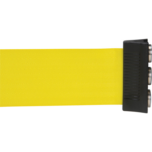 Magnetic Tape Cassette for Build-Your-Own Crowd Control Barrier, 12', Yellow Tape Oxymax Inc
