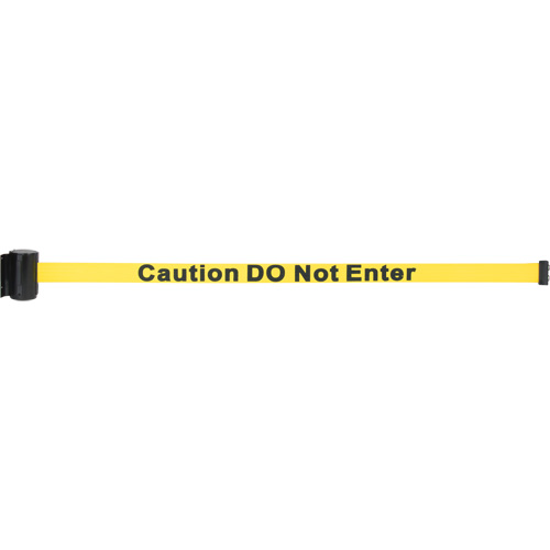 Magnetic Tape Cassette for Build-Your-Own Crowd Control Barrier, Caution Do Not Enter, 7', Yellow Tape Oxymax Inc