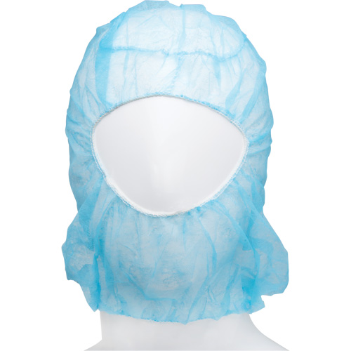 Disposable Hood, Polypropylene, Blue Oxymax Inc