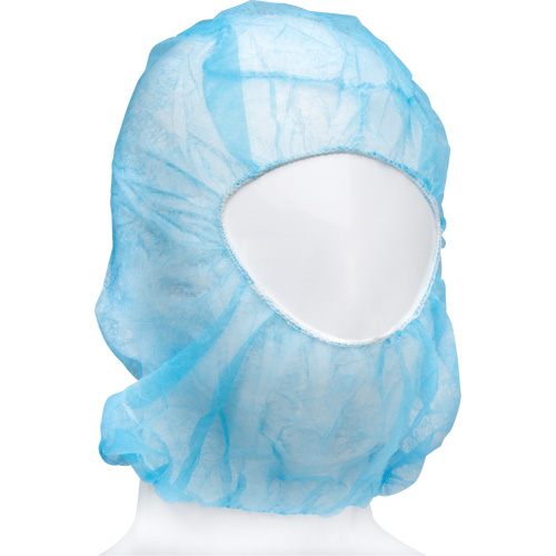 Disposable Hood, Polypropylene, Blue Oxymax Inc