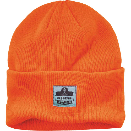 N-Ferno&reg; Rib Knit Beanie Hat, One Size, Orange Oxymax Inc
