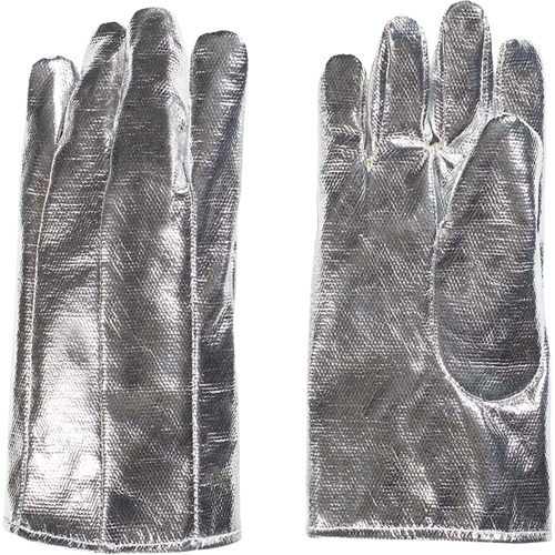 Heat Resistant Gloves, Aluminized/Kevlar&reg;, One Size, Protects Up To 800° F (426.66° C) Oxymax Inc