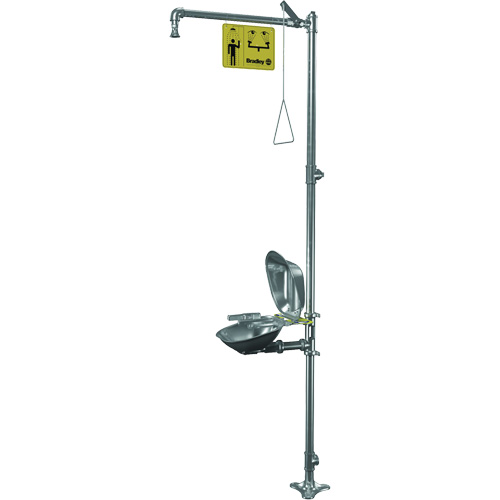 Halo Shower & Eye/Face Wash Unit, Pedestal Oxymax Inc
