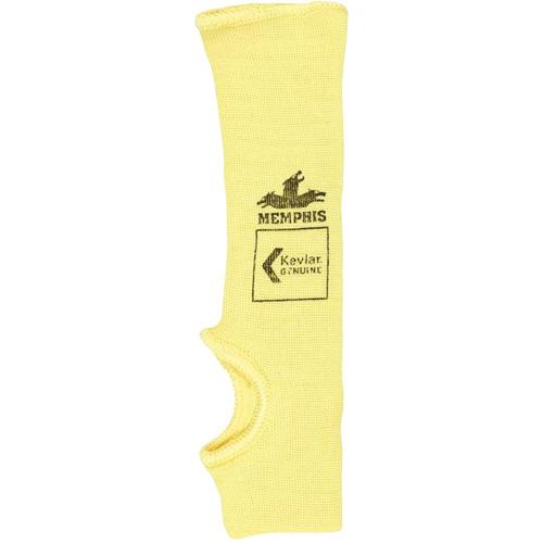 Safety Cut Pro Single-Ply Cut Resistant Sleeve, Kevlar&reg;, 10", ASTM ANSI Level A2, Yellow Oxymax Inc