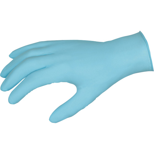 Gants jetables DuraShield, Grand, Nitrile, 3 mils, Sans poudre, Bleu Oxymax Inc
