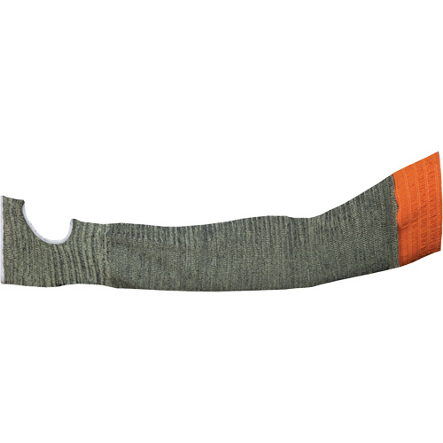Contender Cut-Resistant Composite-Knit Sleeve, Aramid, 22", ASTM ANSI Level A4, Grey Oxymax Inc