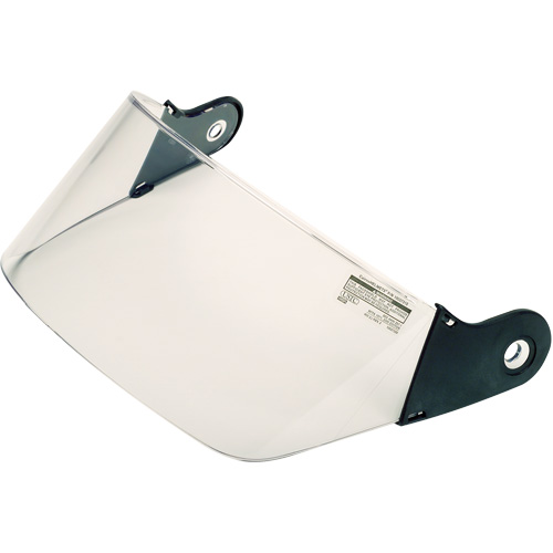 Visi&egrave;re de protection pour casques d'incendie et de sauvetage, Polycarbonate, Teinte Transparent Oxymax Inc