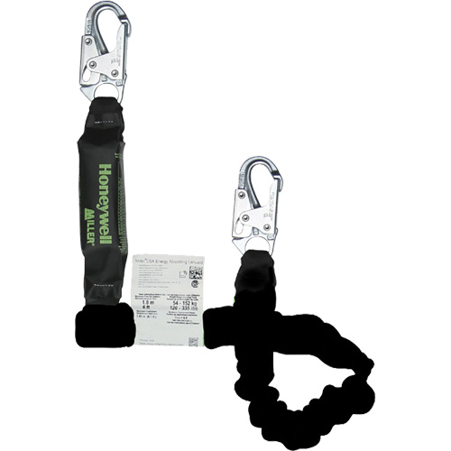 Miller&reg; Arc-Rated Shock-Absorbing Lanyard, 6', Locking Snap Hook Center, Locking Snap Hook Leg Ends, Kevlar&reg; Oxymax Inc
