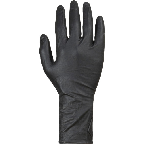 Gants jetables KeepKleen, Petit, Nitrile, 8 mils, Sans poudre, Noir Oxymax Inc