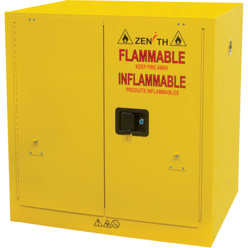 Armoire pour produits inflammables, 22 gal., 2 Porte(s), 35" La x 35" h x 22" p Oxymax Inc