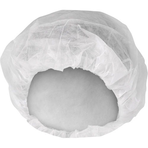 Bonnets bouffants &agrave; usage l&eacute;ger KleenGuard A10, SMMMS, 21", Blanc Oxymax Inc