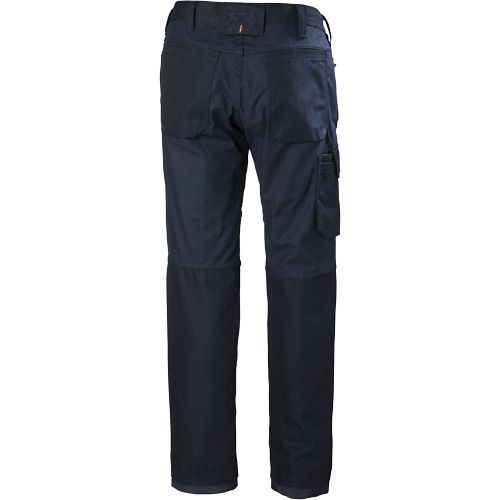 Pantalons d'entretien Oxford, Poly-coton, Bleu marin, Taille 30, Entrejambe 32 Oxymax Inc