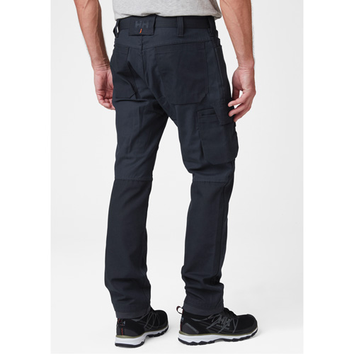 Pantalons d'entretien Oxford, Poly-coton, Bleu marin, Taille 30, Entrejambe 32 Oxymax Inc