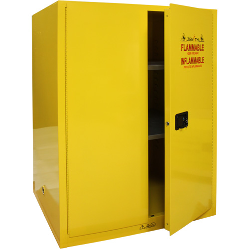 Armoire pour produits inflammables, 90 gal., 2 Porte(s), 43" La x 66" h x 34" p Oxymax Inc