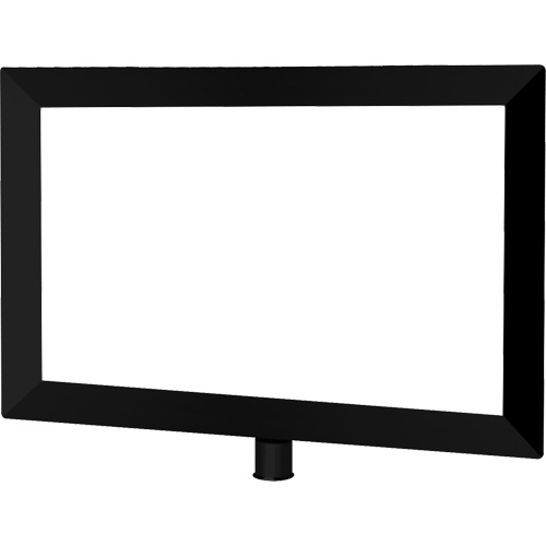 Heavy-Duty Horizontal Sign Holder for Classic Posts, Black Oxymax Inc