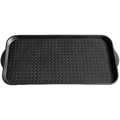 Boot Tray, Plastic, Black, 19" L x 39" W Oxymax Inc