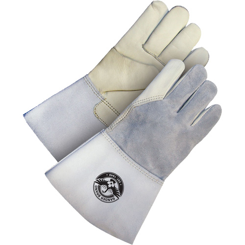 Gander Brand Utility Grain Leather Welder Gloves, Grain Cowhide, Size X-Large Oxymax Inc