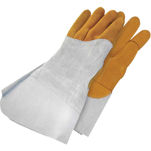 Gants de soudage &agrave; l'arc TIG en cuir de daim retourn&eacute; Gander Brand, Cuir fleur de daim, Taille 13 Oxymax Inc