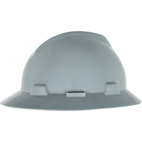 Casque de s&eacute;curit&eacute; &agrave; fente et bordure compl&egrave;te V-Gard, R&eacute;pond aux normes CSA type 1, Suspension Glissement rapide, Non ventil&eacute; Oxymax Inc