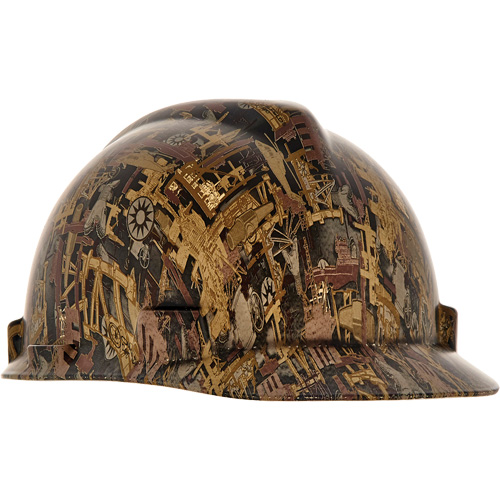 V-Gard&reg; Hydro Dip Hard Hat, Meets CSA Type 1, Ratchet Suspension, Non-Vented Oxymax Inc