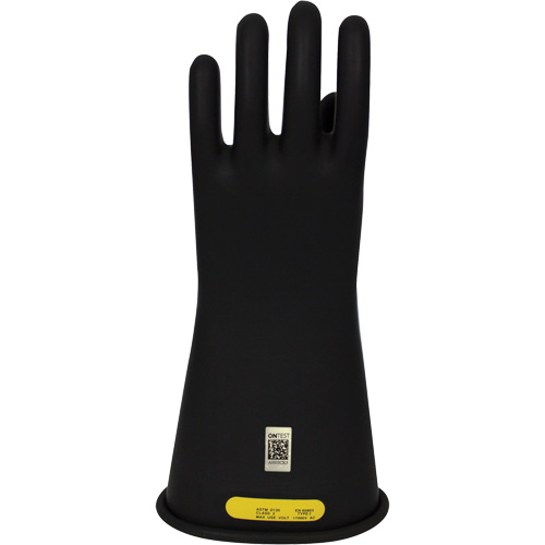 Arcguard Rubber Voltage Gloves, Size 8, 10" L Oxymax Inc