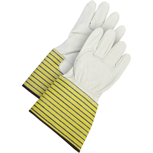 Classic Fitter's Gloves, Large, Grain Cowhide Palm, Fleece Inner Lining Oxymax Inc