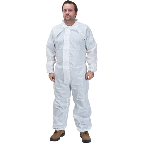 Premium Coveralls, Small, White, Microporous Oxymax Inc