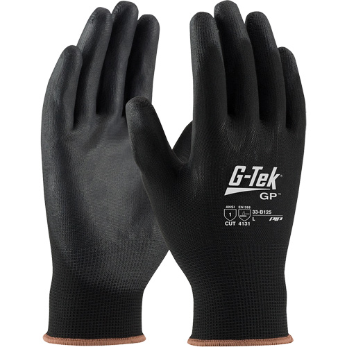 G-Tek&reg; GP Coated Gloves, Small, Polyurethane Coating, 13 Gauge, Nylon Shell Oxymax Inc