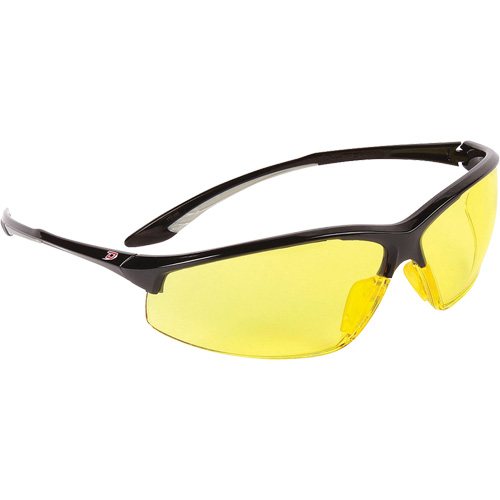 Dynamic Hummingbird Semi-Rimless Safety Glasses, Amber Lens, Anti-Fog, ANSI Z87+/Meets/Exceeds CSA Z94.3 Oxymax Inc