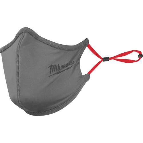 2-Layer Face Masks, Nylon/Polyester/Spandex, Grey Oxymax Inc