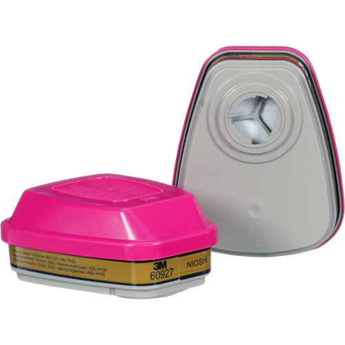 Cartridge, Combination Gas/Vapour Cartridge and Particulate Filter, Multi-Gas/Vapour/P100 Oxymax Inc