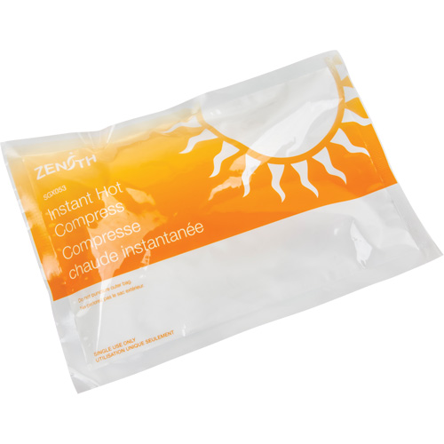 Instant Compress, Hot, Single Use, 6" x 9" Oxymax Inc