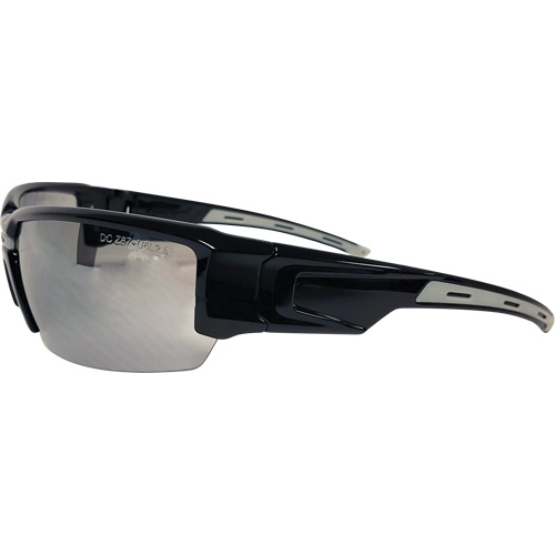 Lunettes de s&eacute;curit&eacute; Hartley, Lentille Miroir fum&eacute;, R&eacute;pond ou surpasse la norme CSA Z94.3 Oxymax Inc