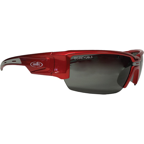 Lunettes de s&eacute;curit&eacute; Hartley, Lentille Gris, Polaris&eacute;, R&eacute;pond ou surpasse la norme CSA Z94.3 Oxymax Inc