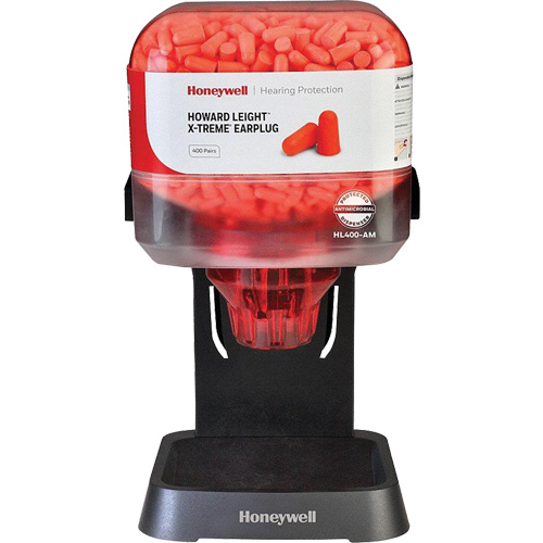 Distributeur de bouchons doreille pr&eacute;rempli Howard Leight Oxymax Inc
