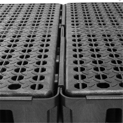 Black Diamond Low Profile Spill Pallet, 25.5 US gal. Spill Capacity, 49" x 24" x 6.5" Oxymax Inc