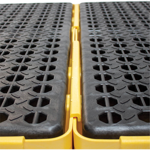Low Profile Spill Pallet, 102 US gal. Spill Capacity, 96" x 49" x 6.5" Oxymax Inc