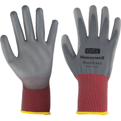 WorkEasy Cut Protective Gloves, Size 6/X-Small, 13 Gauge, Polyurethane Coated, Polyester Shell, EN 388 Level 1 Oxymax Inc