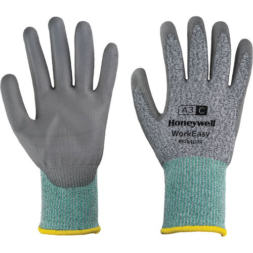Gants de protection contre les coupures WorkEasy, Taille 6/T-petit, Calibre 13, Rev&ecirc;tement Polyur&eacute;thane, Enveloppe en PEHP/Fibre de verre, ASTM ANSI niveau A3/EN 388 niveau C Oxymax Inc