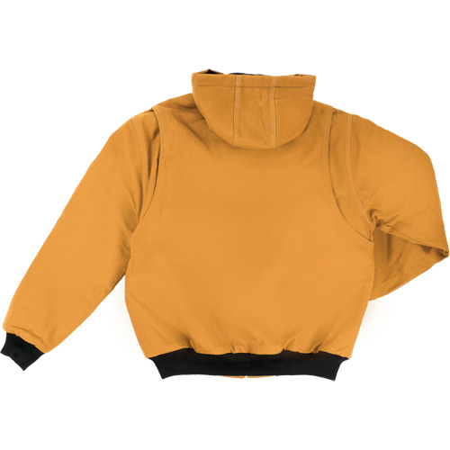 Hooded Duck Bomber Jacket, Men's, Medium (Tall), Brown Oxymax Inc