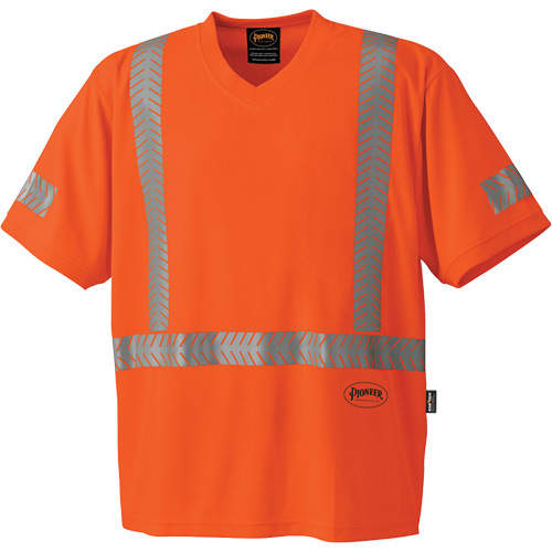 6900 T-shirt de protection contre les rayons UV CoolPass, 3T-Grand, Orange haute visibilit&eacute; Oxymax Inc