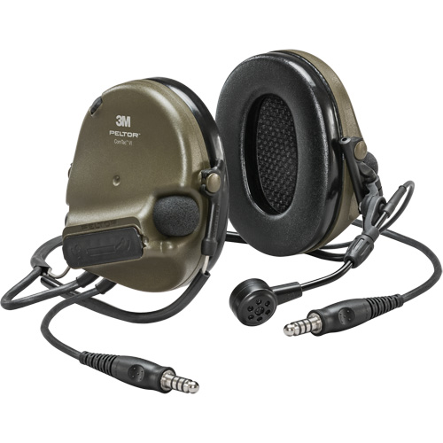 Peltor ComTac VI NIB Dual Lead Headset, Neckband Style, 22 dB Oxymax Inc