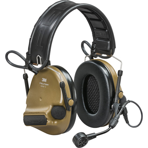 Casque VI NIB avec rail arc Peltor ComTac, Style Bandeau, 23 dB Oxymax Inc
