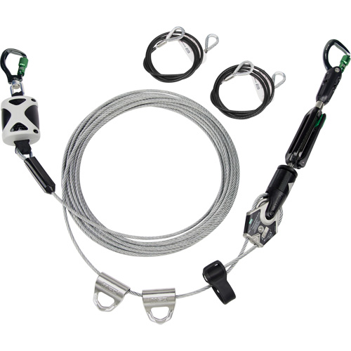 Temporary Horizontal Lifeline, Galvanized Cable Oxymax Inc