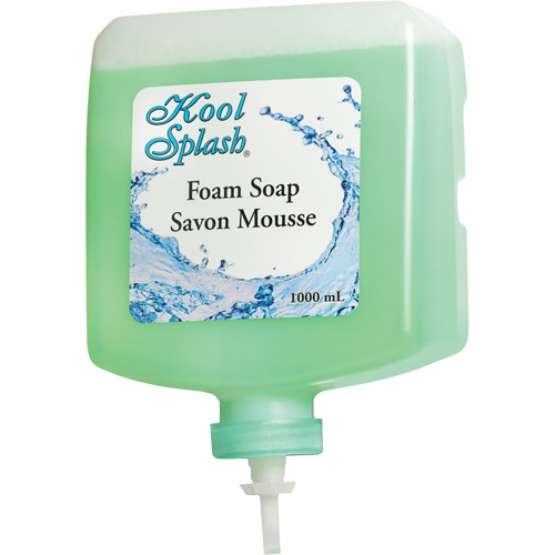 Savon apaisant &agrave; l'alo&egrave;s Kool Splash, Mousse, 1000 ml, Parfum&eacute; Oxymax Inc